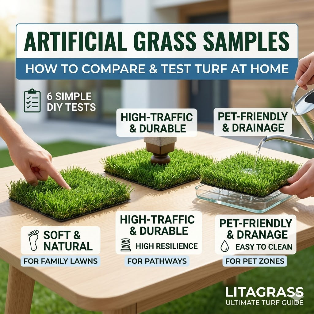 Artificial Grass Samples: How to Compare & Test at Home