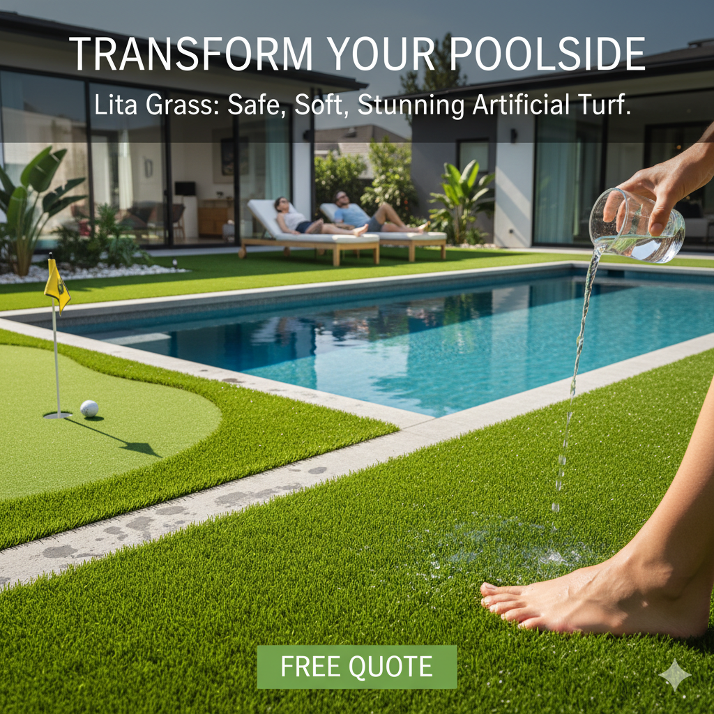 Best Artificial Grass Around Pool Ideas
