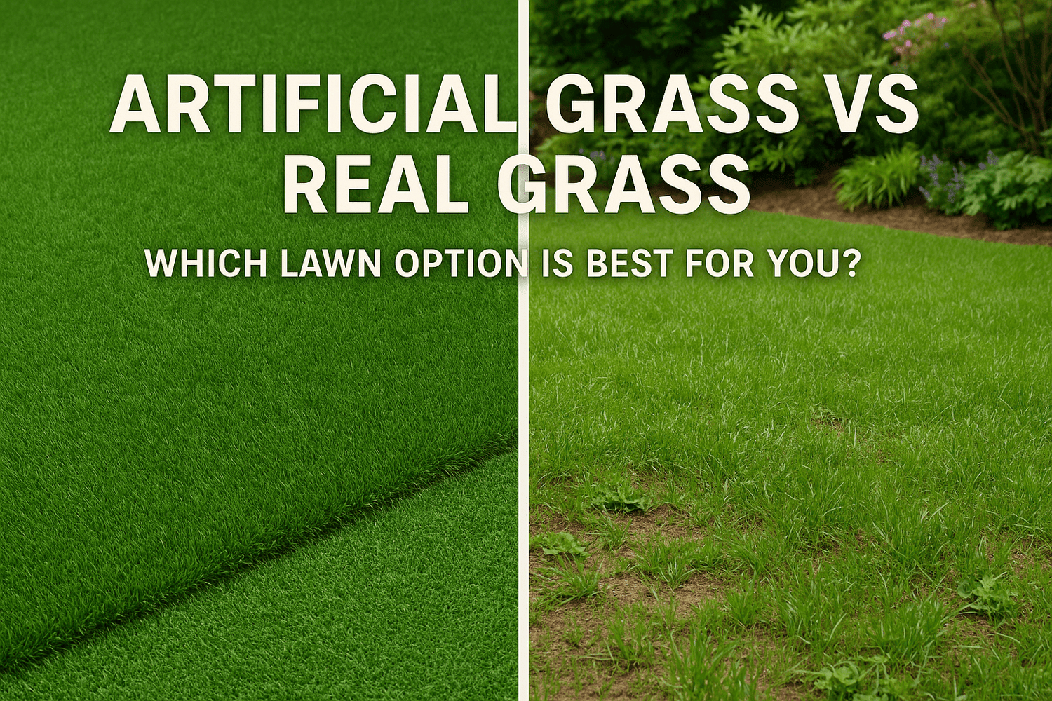 Artificial Grass vs. Real Grass: Full Cost & Care Comparison - LITA