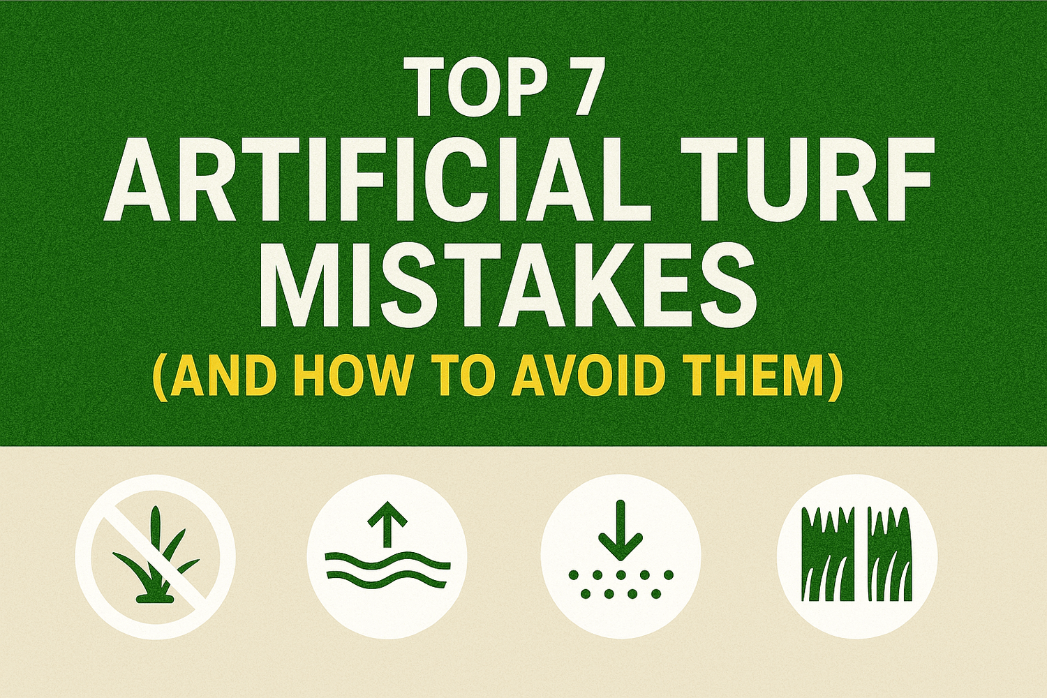 Top 7 Artificial Turf Mistakes (And How to Avoid Them) - LITA