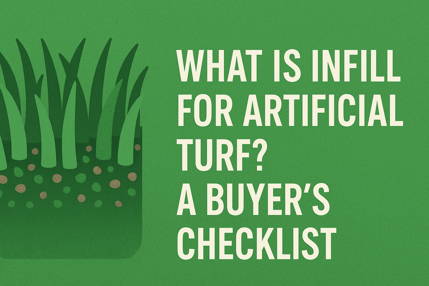 What Is Infill for Artificial Turf? A Buyer’s Checklist - LITA