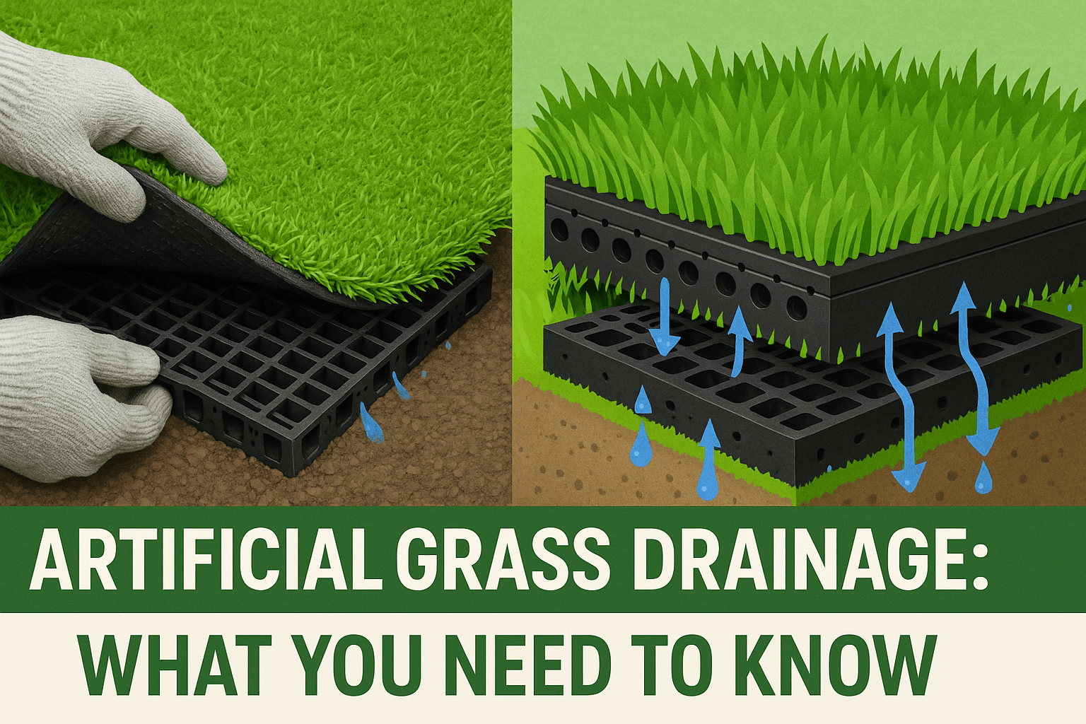 Artificial Grass Drainage: What You Need to Know - LITA