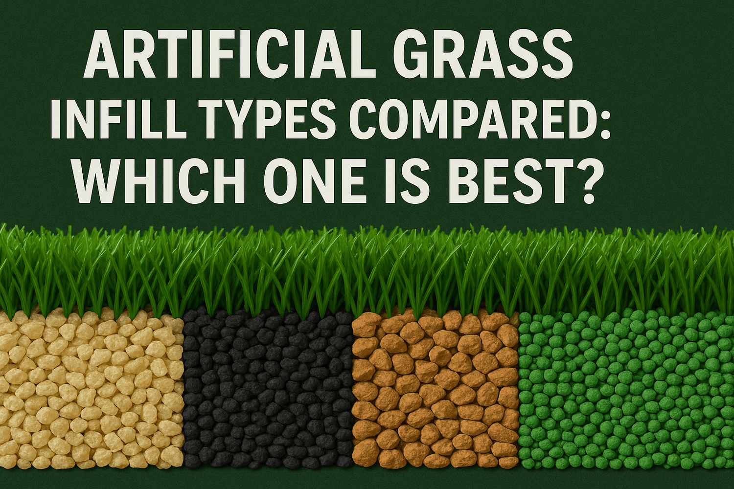 Artificial Grass Infill Types Compared: Which One Is Best? - LITA