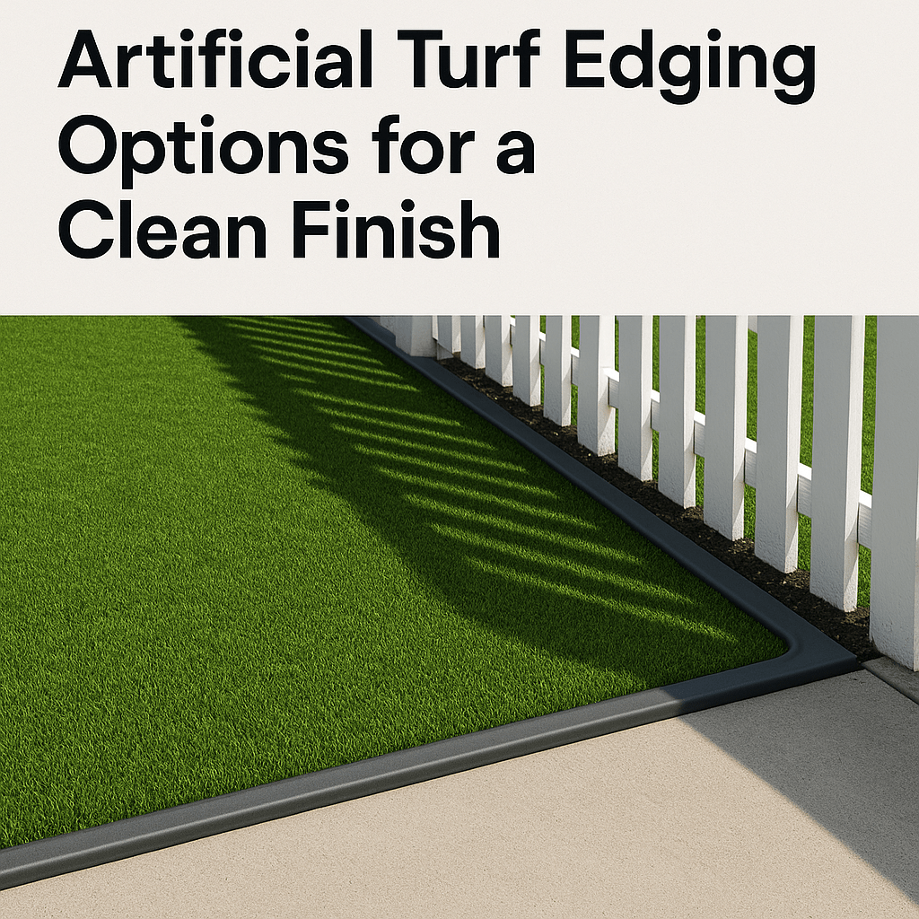 Artificial Turf Edging Options for a Clean Finish - LITA