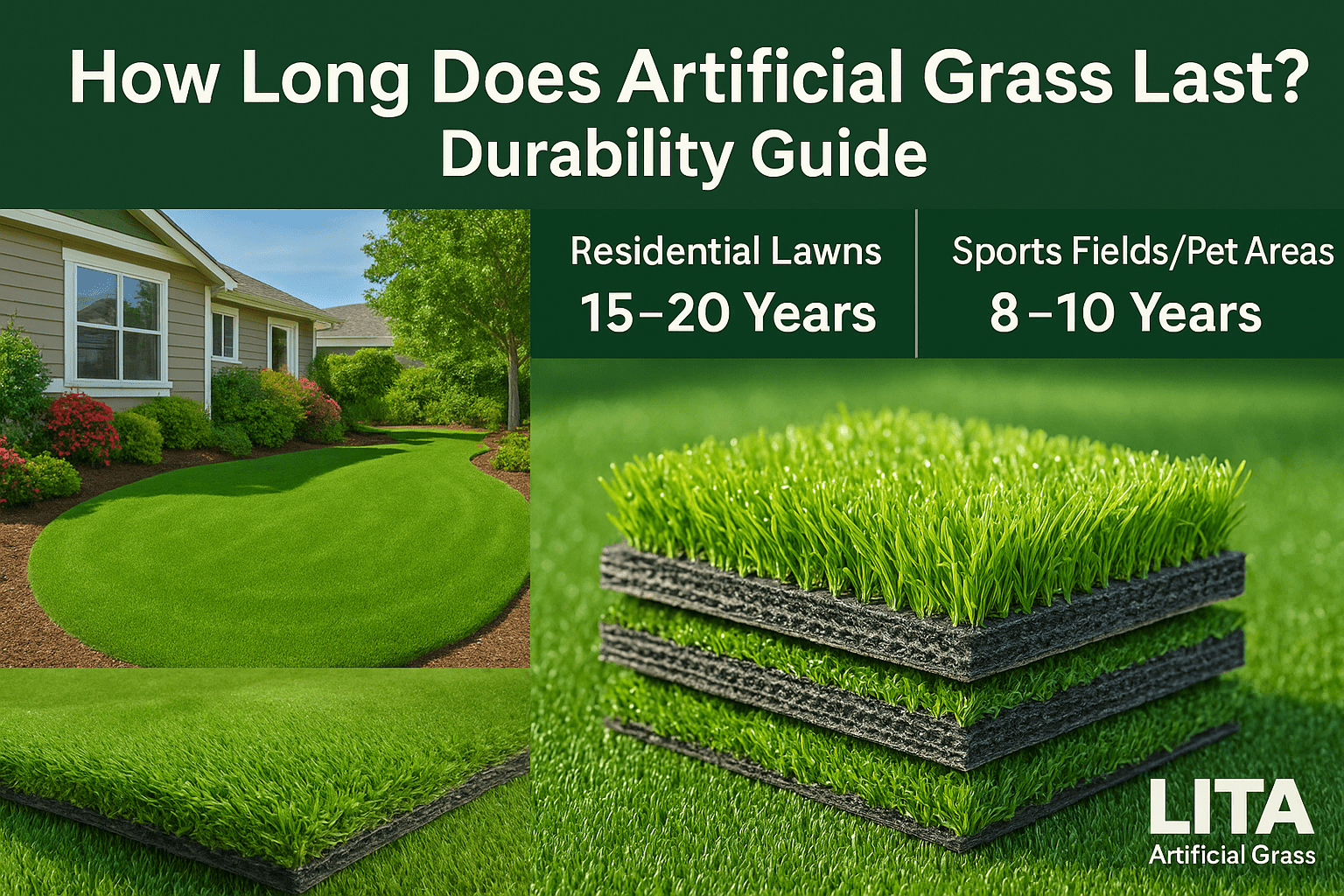 How Long Does Artificial Grass Last? Durability Guide - LITA