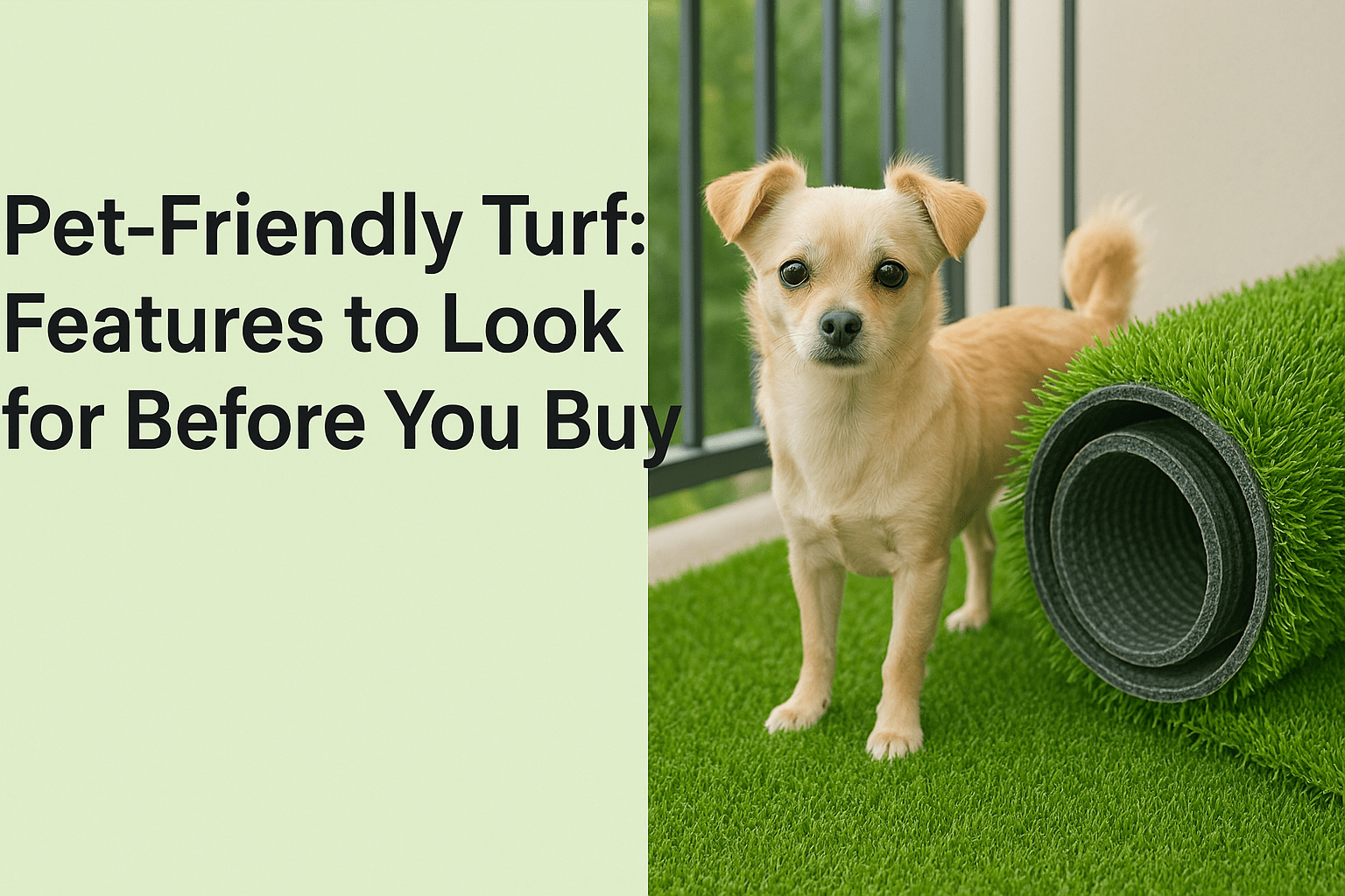 Pet-Friendly Turf: Features to Look for Before You Buy - LITA