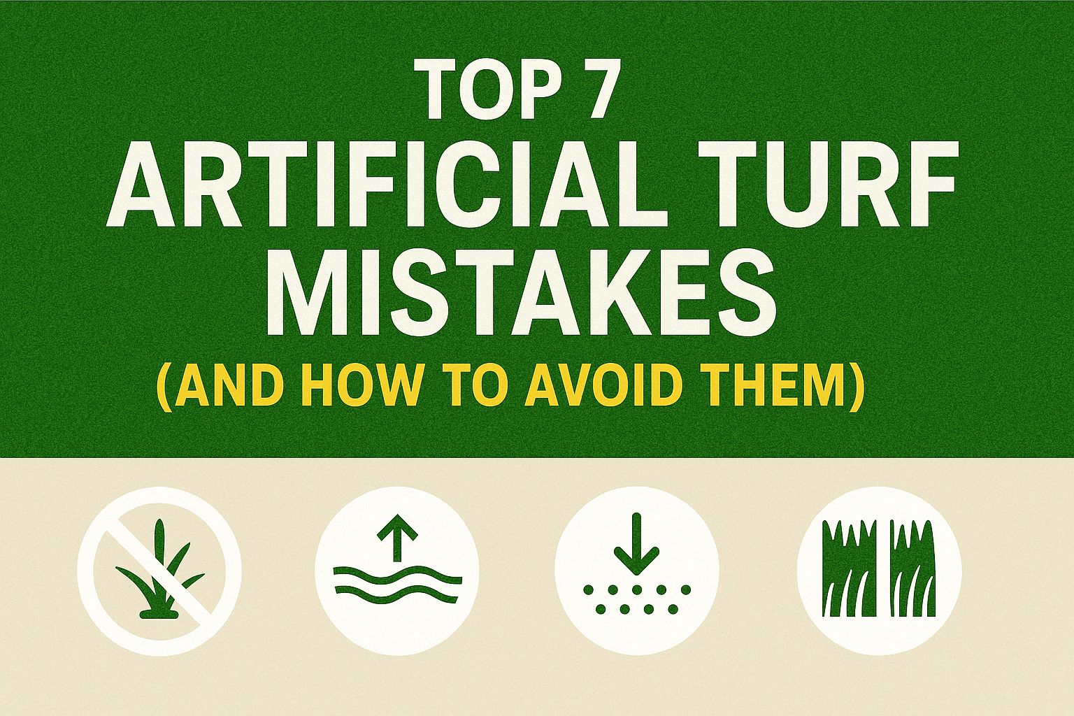 Top 7 Artificial Turf Mistakes (And How to Avoid Them) - LITA