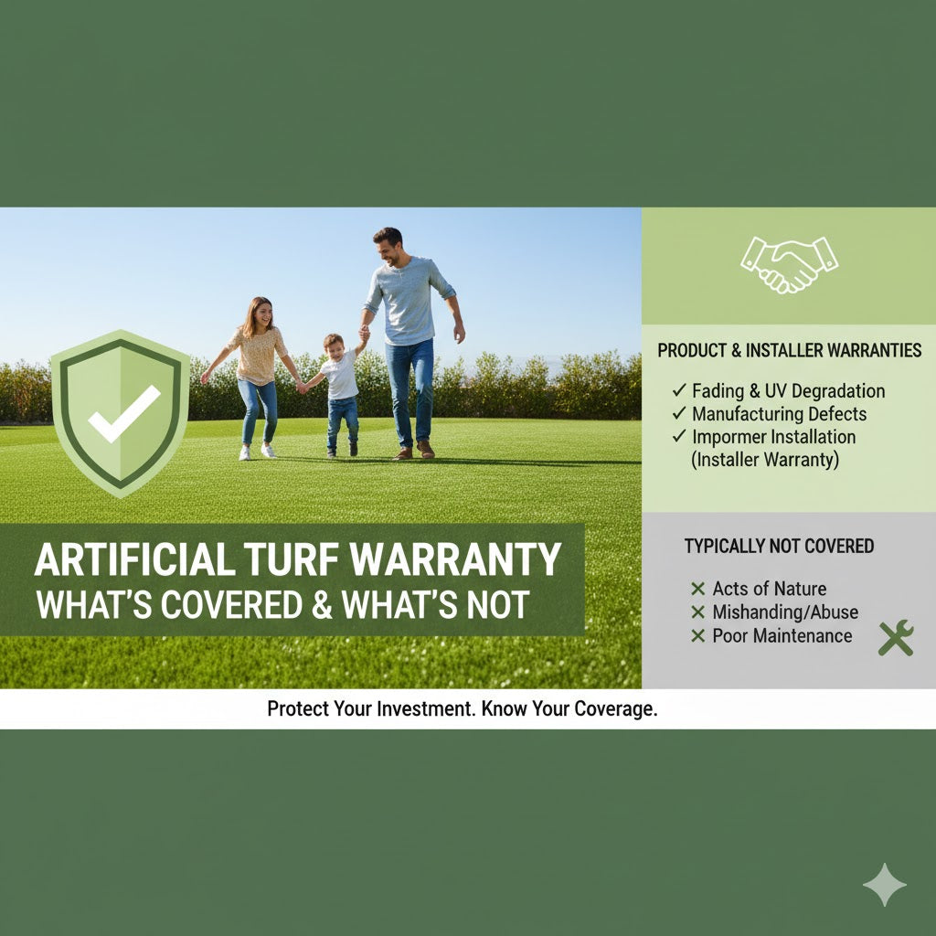 Artificial Grass Warranty: What’s Covered & What Isn’t