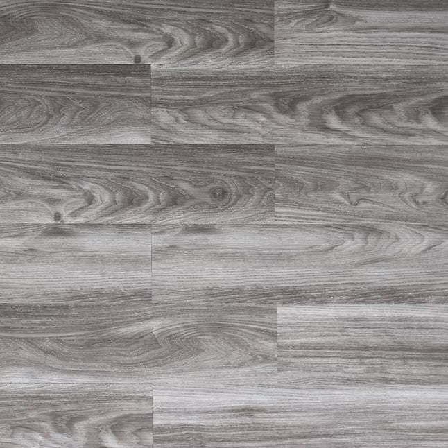 LITA Heather Gray Peel and Stick Vinyl Plank Flooring – 54 Sq. Ft., 36-Pack
