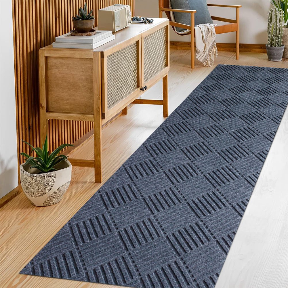 LITA Grey Hallway Runner Rug - LITA