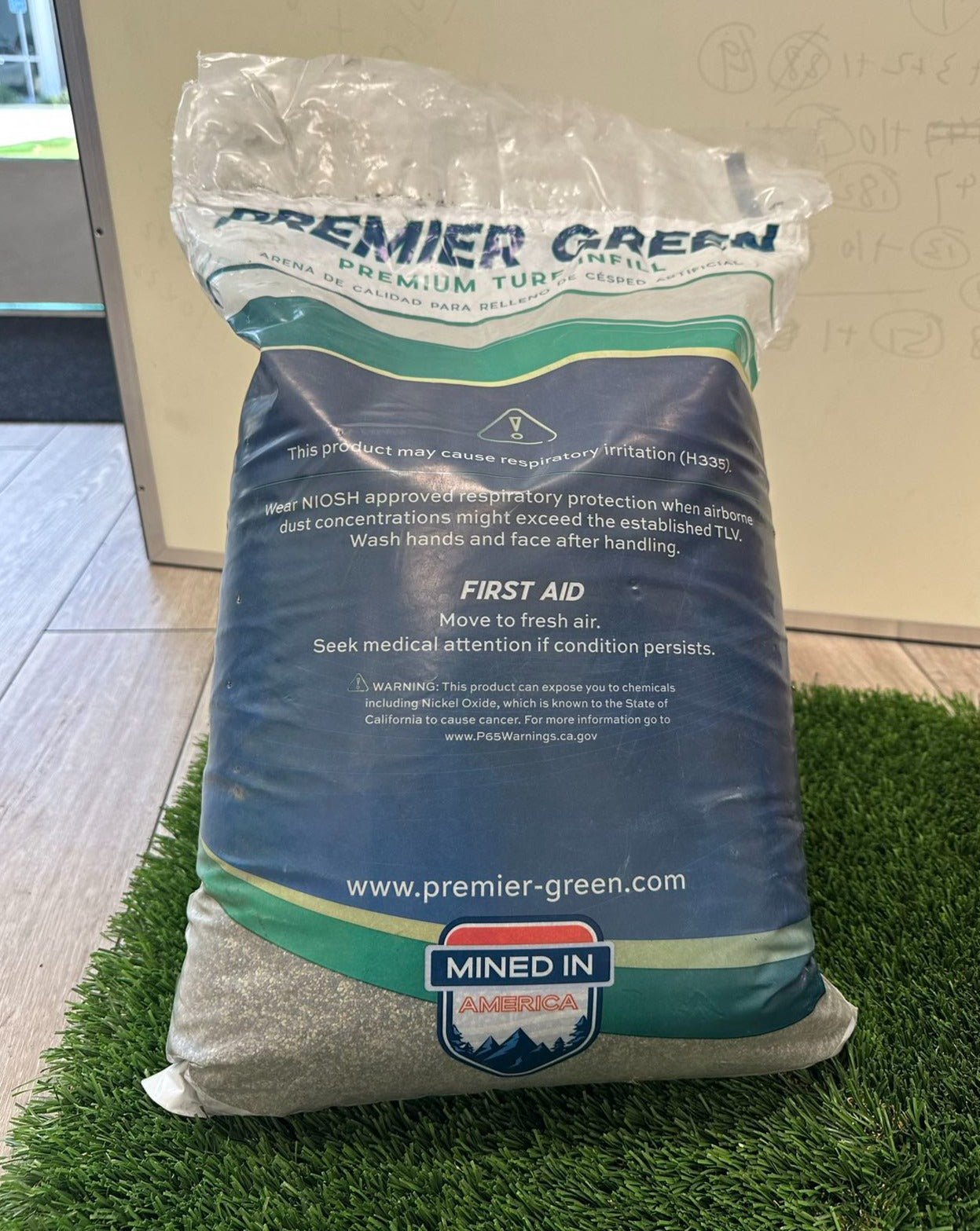 Coated Green Silica Sand Infill for Synthetic Turf 50lbs - LITA